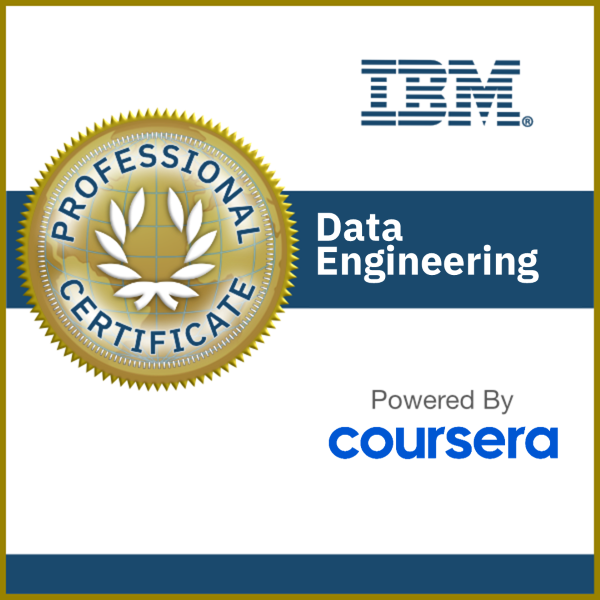 IBM Data Engineering Professional Certificate (V3) badge